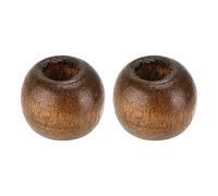 SPYMINNPOO Wooden Beads Beautiful Gray 10mm Drum Beads for Macrame Bracelet Necklace Making DIY Craft for Crafts Enthusiasts