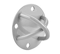 SPYMINNPOO Yoga Ceiling Anchor Sturdy Metal Mount for Aerial Hammock Swing Exercise for Yoga Lovers Metal/Black/4.72 X 2.56" for Home Gym