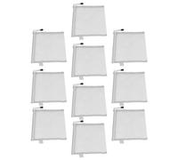 SPYMINNPOO Zipper Documents Pouch Tear Resistant A5 Paper Size Document Organizer Bag Convenient for Office and Traveling Nylon Black 10PCS for Home and Office (Grey)