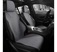 SPYMX Pu Leather Car Seat Cushion For BMW X5 G05 2019-2023,Luxury Waterproof Seat Protector Adjustable Removable Interior Accessories,K Gray