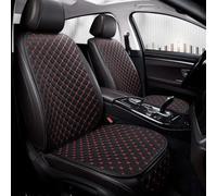 SPYMX Pu Leather Car Seat Cushion For BMW X5 G05 2019-2023,Luxury Waterproof Seat Protector Adjustable Removable Interior Accessories,B Black Red