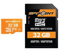 SPYPOINT 32GB Micro SD Memory Card trail For cameras | Adapter Media Storage for Outdoor Cellular Cameras Designed (Class 10 speed)