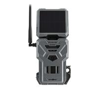 Spypoint FLEX-S-DARK Solar Cellular Trail Camera - Built-in Solar Panel, 40MP Photos, 1080p Videos + Sound, No-Glow Game Camera, Night Vision, Motion Activated Trail Cam