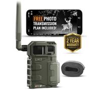 SpyPoint LM2 Cellular Trail Camera - 20MP Photos, Infrared Game Night Vision Photos, 90' Flash Camera & Detection Range, 0.5S Trigger Speed, Optimized Antenna, Photos Sent to App (VNZ)