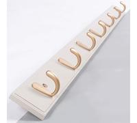 SPYQKHSH Coat Rack Wall Mount Hooks,Entryway Hanging Rack,Metal Wood Coat Hooks Rack for Winter Coats,Hat,Jacket,Towel,Purse,Robes(A,86.8CM)