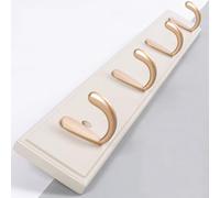 SPYQKHSH Coat Rack Wall Mount Hooks,Entryway Hanging Rack,Metal Wood Coat Hooks Rack for Winter Coats,Hat,Jacket,Towel,Purse,Robes(A,48.5CM)