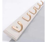 SPYQKHSH Coat Rack Wall Mount Hooks,Entryway Hanging Rack,Metal Wood Coat Hooks Rack for Winter Coats,Hat,Jacket,Towel,Purse,Robes(A,61CM)