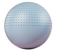 SPYQKHSH Yoga & Anti-Slip Stability Exercise Ball for Pilates,Large Sensory Massage Ball for Kids,Heavy Duty Ball Chair,for Home Gym & Physical Therapy(C,55CM)
