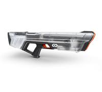 Spyra GO Water Gun - Electronic, Automatic Premium Water Gun - 9 Metre Range, LED Display, Fast Charging, Summer Toy for Children and Adults, Age 8+ (Clear)