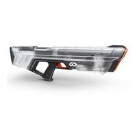 Spyra GO Water Gun - Electronic, Automatic Premium Water Gun - 9 Metre Range, LED Display, Fast Charging, Summer Toy for Children and Adults, Age 8+ (Clear)