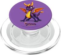 Spyro Purple Adorably Ferocious Dragon Action Pose PopSockets PopGrip for MagSafe