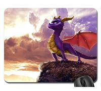 Spyro the Dragon on Cliff Mouse Pad, Mousepad (10.2 x 8.3 x 0.12 inches)
