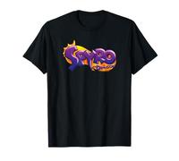 Spyro The Dragon Retro Title Logo Video Game T-Shirt