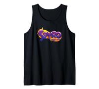 Spyro The Dragon Retro Title Logo Video Game Tank Top
