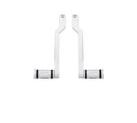 SPYSMPSEM Motorcycle Shift Lever Foot Shifter Motorcycle Accessories Heel Toe Shift Gear Folding Auxiliary Bracket Shifter Shaft Kit Pedal Brake for 114 2018-2024(Set B Chrome 86-24)
