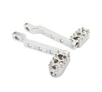 SPYSMPSEM Motorcycle Shift Lever Foot Shifter Motorcycle Heel Toe Gear Shifter Lever Shift Peg for Touring Electra for Road Street Tri Glide for Road King Softail(L Chrome)