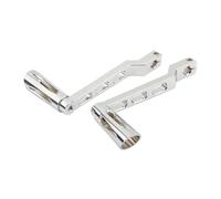 SPYSMPSEM Motorcycle Shift Lever Foot Shifter Motorcycle Heel Toe Gear Shifter Lever Shift Peg for Touring Electra for Road Street Tri Glide for Road King Softail(F Chrome)