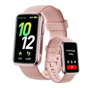 spywkn Smart Watch for Women Men, Fitness Tracker for Android/iOS, 1.47" IPS Screen Health Tracker with Female Health Heart Rate Sleep Monitor, Activity Trackers (Pink)