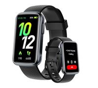 spywkn Smart Watch for Women Men, Fitness Tracker for Android/iOS, 1.47" IPS Screen Health Tracker with Female Health Heart Rate Sleep Monitor, Activity Trackers (Black)