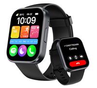 spywkn Smart Watch for Women Men, Health Tracker for Android/iOS, 1.91" Screen Fitness Tracker with Blood Oxygen Heart Rate Sleep Female Health Monitor, Activity Trackers Calls and Messages (Black)