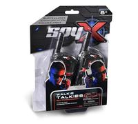 SpyX - FM Walkie Talkies for Kids - For Fun Day & Night Secret Spy Missions - Portable, Lightweight, Communication up to 400 Feet With Long Range Antenna, Talk Button & Speaker, Belt Clip 6+ Years