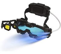 SpyX Night Mission Goggles - Kids Stealth Fun Tactical Headset Toy | Aesthetic Dual LED Light Beam Flip Sight Binoculars for Secret Agent Dark Camping Cool Birthday Gadget Gifts for Boys