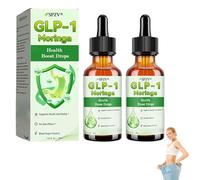SPZV GLP-1 Moringa Health Boost Drops, Professional glp-1 moringa drops, SPZV GLP-1 Drops, GLP-1 Moringa Drop, Natural Plant Extract Concentrate 30ml (2 Bottle)