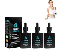 Spzv Slimming Drops, Spzv Meglutide Liquid, Spzv Meglutide Peptide Complex Serum, Natural Plant Extract Concentrate (3pcs)