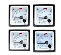 SQ-48 AC Ampere Meter 2 Times Overload Type 1A 5A 10A 20A 50A 100/5A 600/5A 800/5A Range Analog 48x48mm 1Pcs(5A)