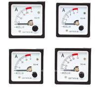 SQ-48 Analog Panel Ammeter Gauge Ampere Current Meter 1A2A3A5A10A20A30A50A 1Pcs(600A(5A))