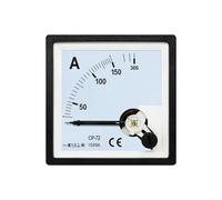 SQ-72 CP-72 AC Analog Ammeter Pointer Meter 1A 2A 3A 5A 10A 15A 20A 30A 50A 100A 200A 250A 300A 400A 500A 1000/5A 1500a 1Pcs(AC AMMETER_5A)
