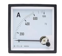 SQ-72 Pointer Type AC Ampere Meter 2 Times Overload 5A 10A 20A 30A 50/5A 100/5A Gauge Panel 72x72mm 1Pcs(20A)