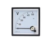 SQ-96 Pointer Type AC Voltmeter 50V 100V 150V 250V 300V 450V 500V 750V 1000V Range Analog Voltmeter Gauge Panel 96x96mm 1Pcs(750V)