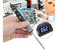 SQ-D60 60W Digital Soldering Iron Station DC12-24V Type-C Interface 100℃-400℃ Adjustable Temperature