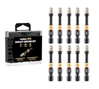 SQ Impact Screwdriver Bit, 2in, SQ3, 10 Pack