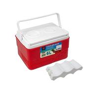 SQ Pro Ice Chest and Cooler -Camping Picnic Insulated Food Container-Ice Box Lock Lid with Handle-Compact Leakproof Travel Cooler Box-Insulated Hot Box/Cold Freezer Box -Cool Bag-(6L)