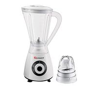 SQ Professional Blitz 600W Blender with 1.5L Plastic Measuring Jug & Grinder Blender for Milkshakes Smoothie Blender Juice Mixer, Ice Crush Function Jug 1.5L Capacity (Black)