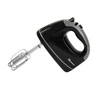 SQ Professional Blitz Hand Mixer Electric Whisk for Baking Electric Beater 5 Speed Control Hand Mixer Stainless Steel Kneader and Beaters for Baking Mixer 300W (Black)