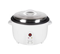 SQ Professional Blitz Rice Cooker with Automatic Cooking Non-Stick Removable Inner Pot | Measuring Cup & Spatula | Glass Lid & Steam vent | Keep-Warm Function | 5 .6 Litres | White