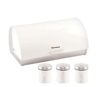 SQ Professional Dainty Bread Bin and Canisters (Silkwhite)