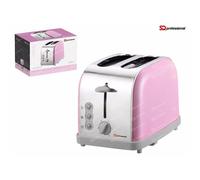 SQ Professional Dainty Legacy 900W Stainless Steel 2-Slice Toaster with Wide Slots Defrost Reheat