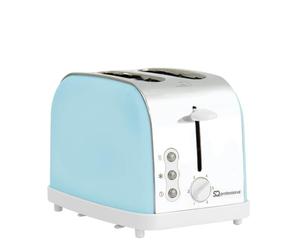 SQ Professional Dainty Legacy Toaster Kitchen 2 slice Bread Toaster with 6 Browning levels & defrost,cancel & reheat function with indicator lights 900W (Skyline)