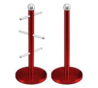 SQ Professional Gems Mug Tree & Roll Holder Set (Ruby)