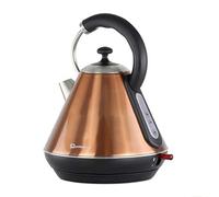SQ Professional Gems Range Legacy Stainless Steel Cordless Electric Kettle Portable kettle with Heat Resistant Handle Fast Boil - LED Light Indicator - 2200w 1.8Litre…