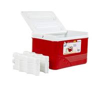 SQ Professional Insulated Ice Cooler Box 14L - Red