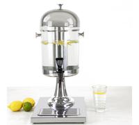 SQ Professional Stainless Steel Drink Water Juice Dispenser 6.5L Silver