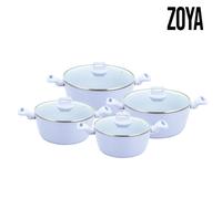 SQ Professional Zoya 4pc Stockpot Set Non-Stick Aluminum Cookware Set