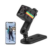 SQ11 1080P Camera - Micro Camera with Adjustable Stand - Pocket Camera Optical Glass Multilayer Coating Technology High transmittance imaging for Outdoor Sports Tumotsit