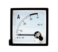 SQ72 AC Analog Ammeter Panel Current Meter Gauge 30/5 50/5 75/5 100/5 150/5 2.83X2.83Inch 1Pcs(30A 5A)