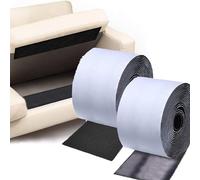 SQAQS 11CM×5M Hook and Loop Tape with Adhesive, Versatile Sticky Pads Fastening Tape Hook and Loop Straps Sticky Back Self Adhesive, Use to fix Non-Slip Cushions and Carpets(black)